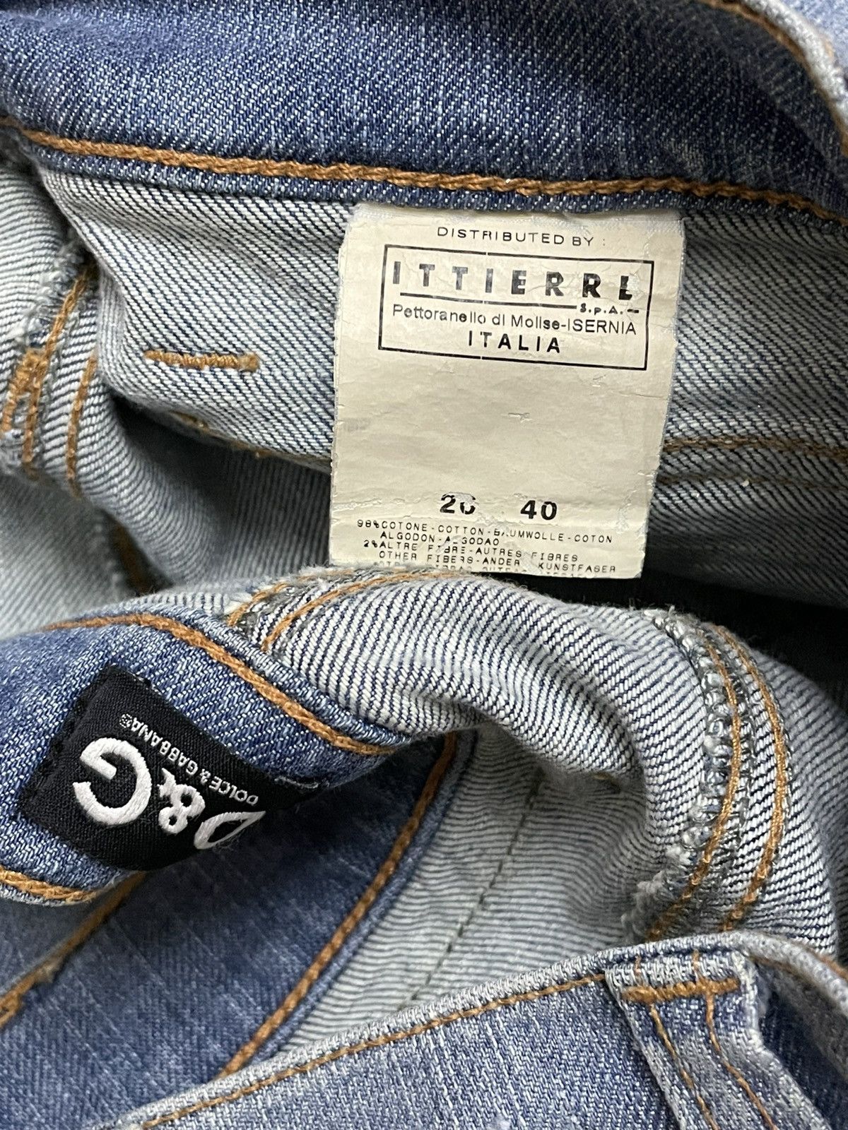 Dolce & Gabbana Vintate Authentic Designer Dolce & Gabbana Flared Denim Size US 28 / EU 44 - 20 Thumbnail