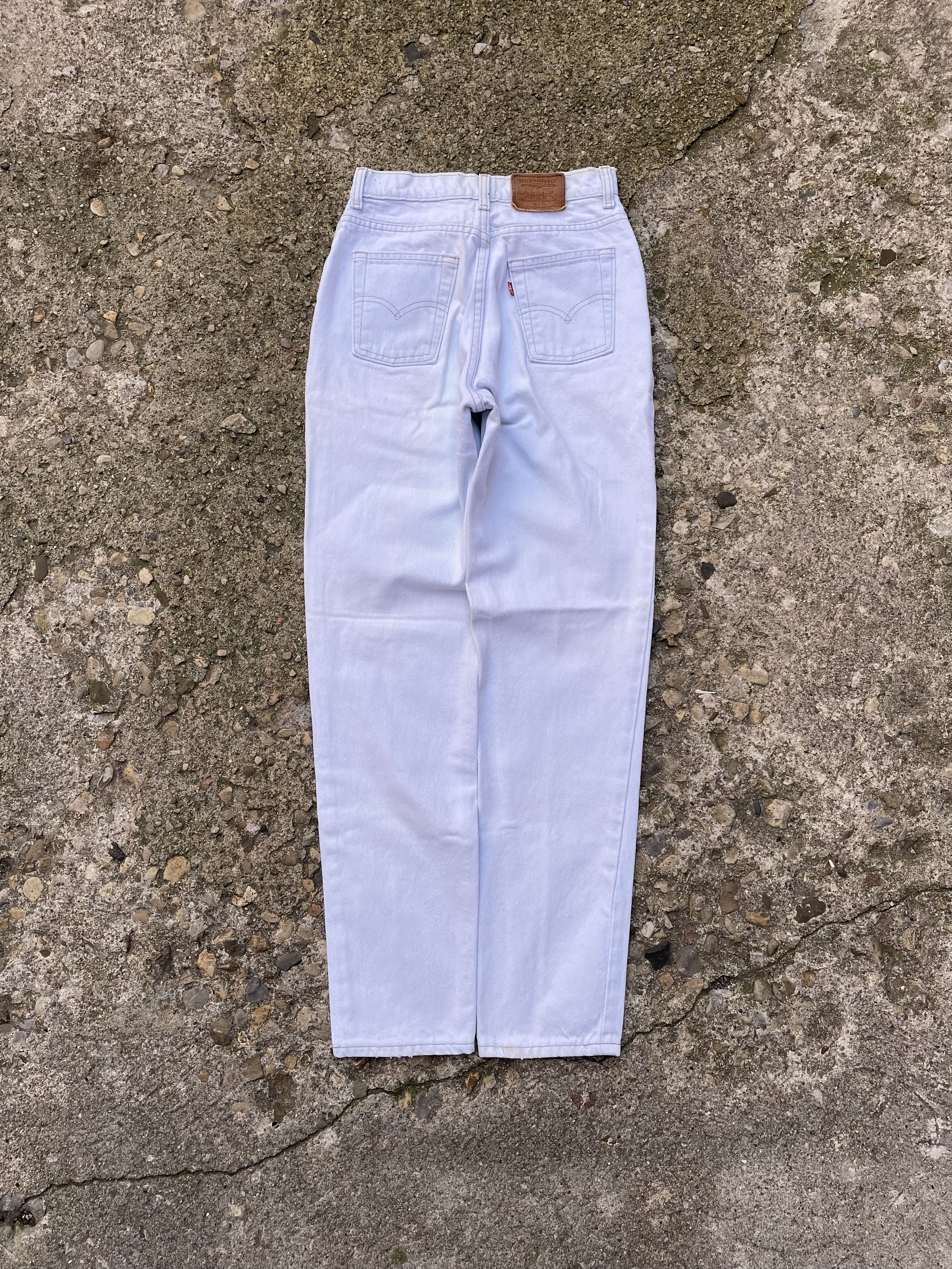 Levi's × Vintage VTG 1990's Levi's 531 Light Wash Denim Jeans Size US 26 / EU 42 - 2 Thumbnail