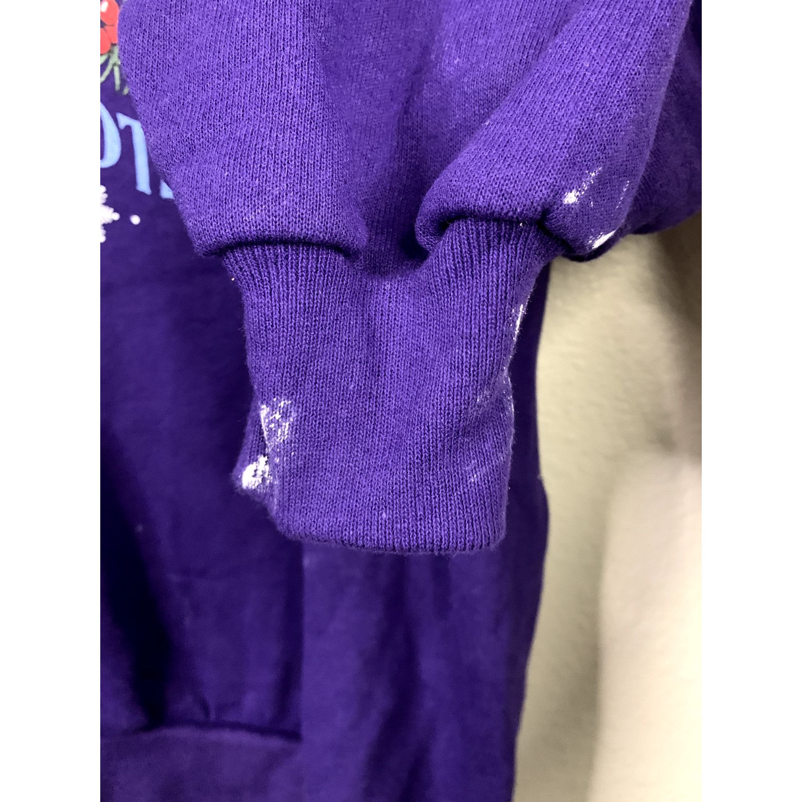 Jerzees Vintage Minnesota Sweatshirt Crewneck XL Purple STAINED 90s Size US XL / EU 56 / 4 - 5 Thumbnail