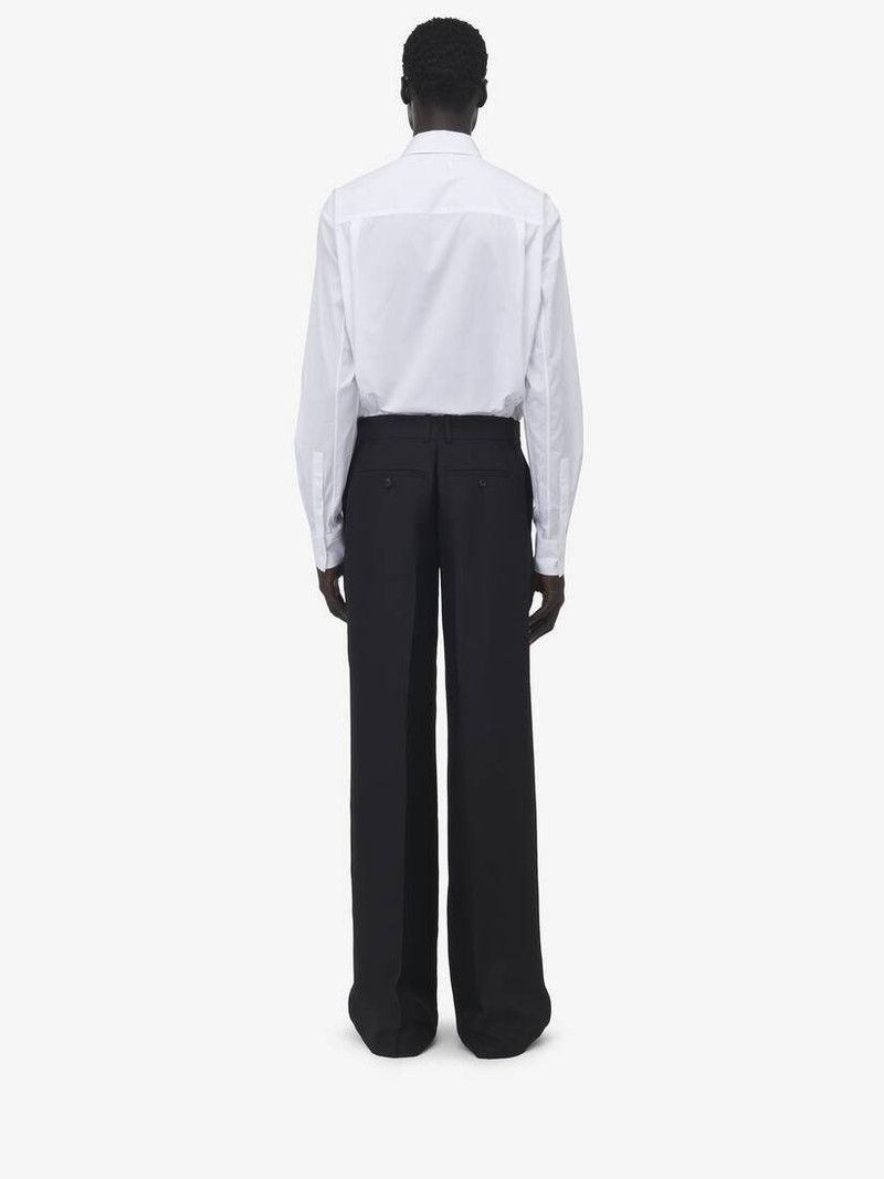 Alexander McQueen o1srvl11e0226 Low Rise Tailored Trousers In Black Size US 34 / EU 50 - 4 Thumbnail