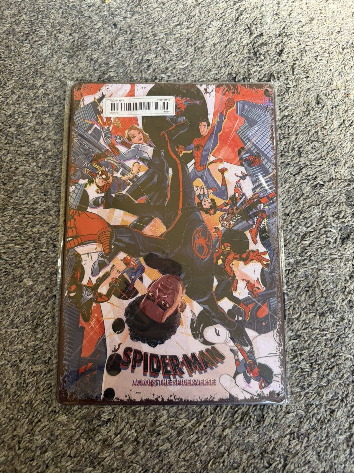Marvel Comics Marvel Comics Spider-Man Across The Spider-Verse Metal Sign Size ONE SIZE - 1 Thumbnail