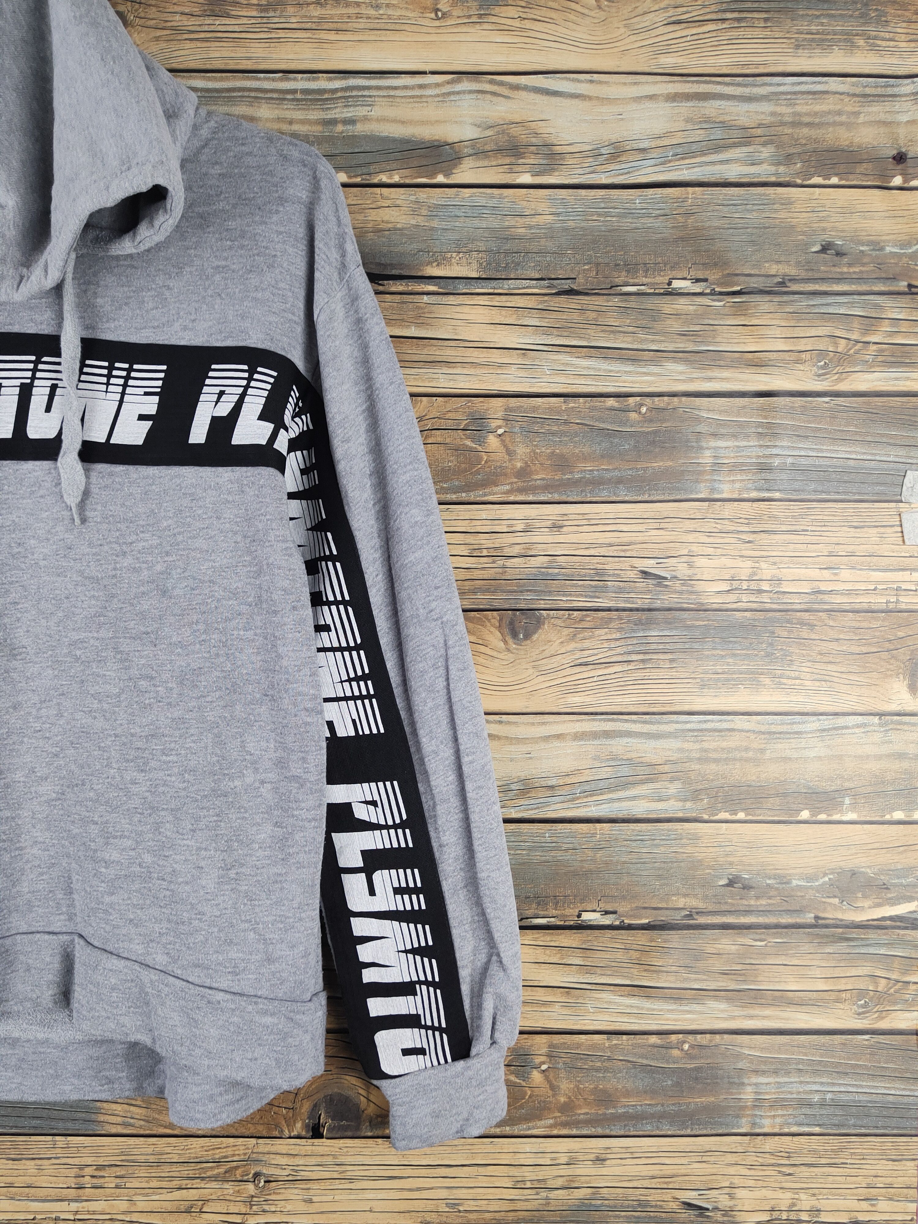 Japanese Brand DL Plymtone Gray Hoodie Sweatshirts #2729 Size M / US 6-8 / IT 42-44 - 6 Thumbnail