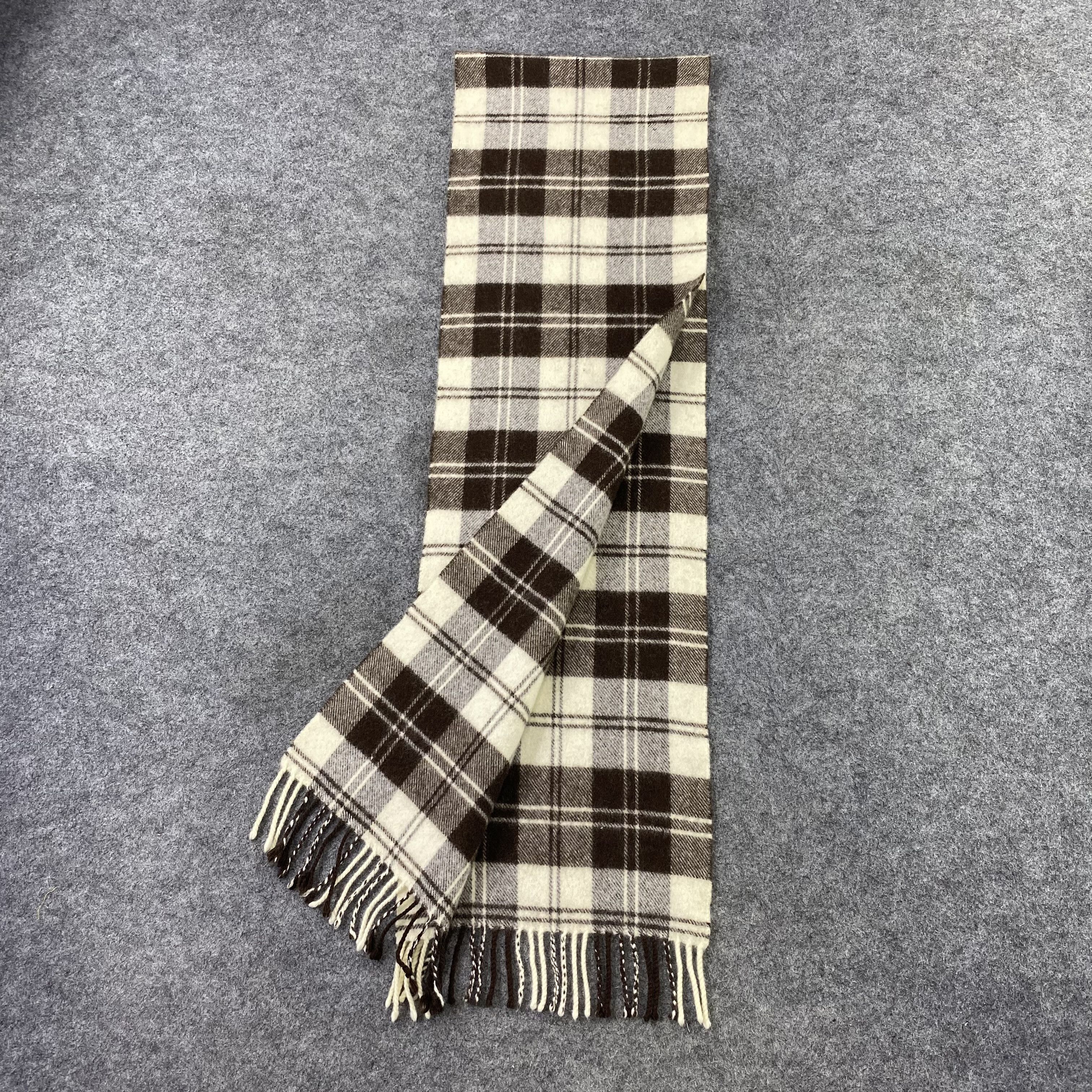 Johnstons Of Elgin × Vintage Johnstons Muffler Scarf / Neckwear - T1541 Size ONE SIZE - 3 Thumbnail
