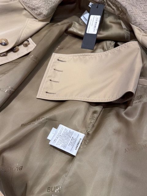 Burberry BURBERRY – Honey Single-Breasted Car Coat Size US M / EU 48-50 / 2 - 11 Thumbnail