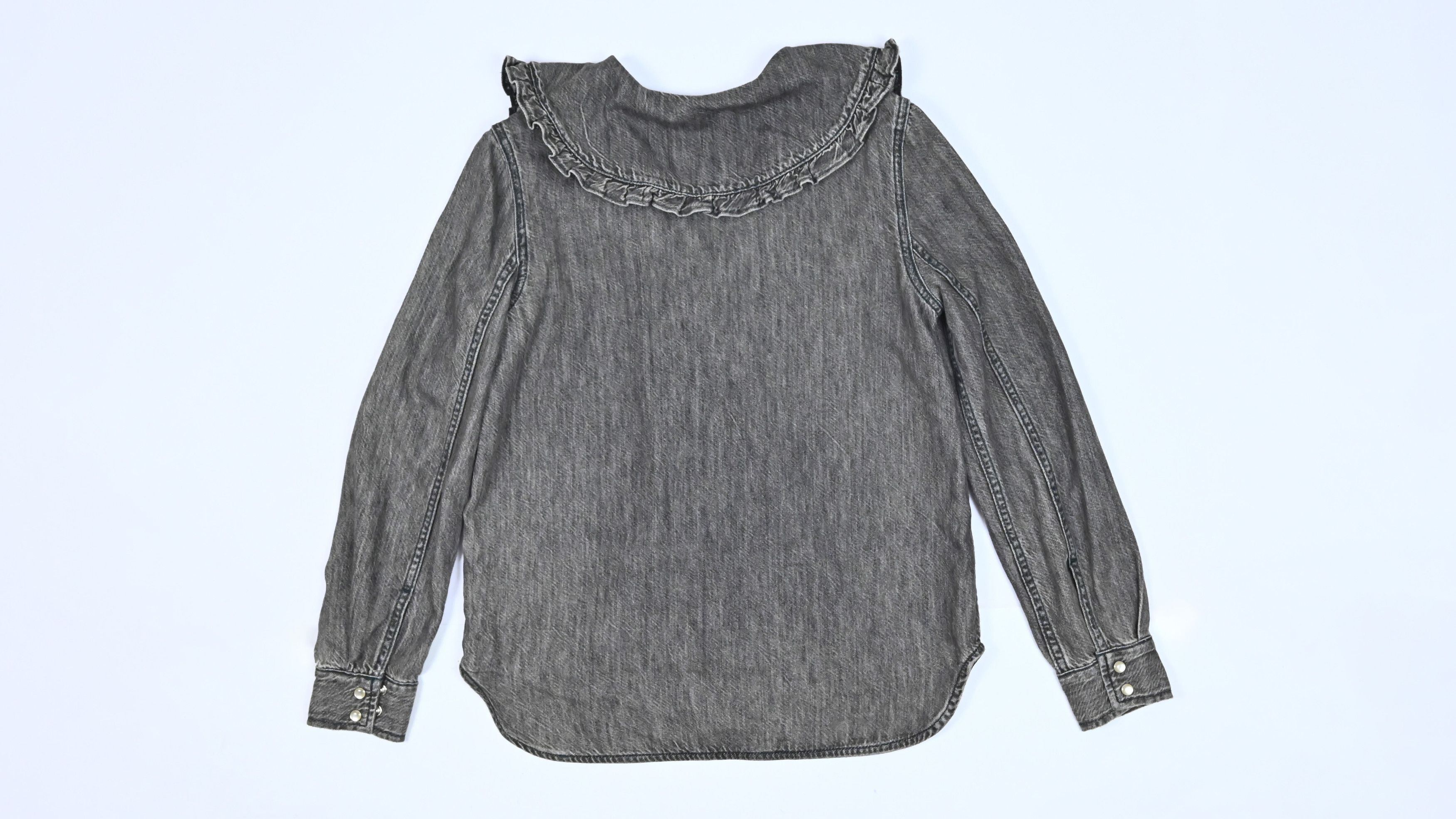 Ganni Ganni Denim Shirt Size S / US 4 / IT 40 - 5 Thumbnail