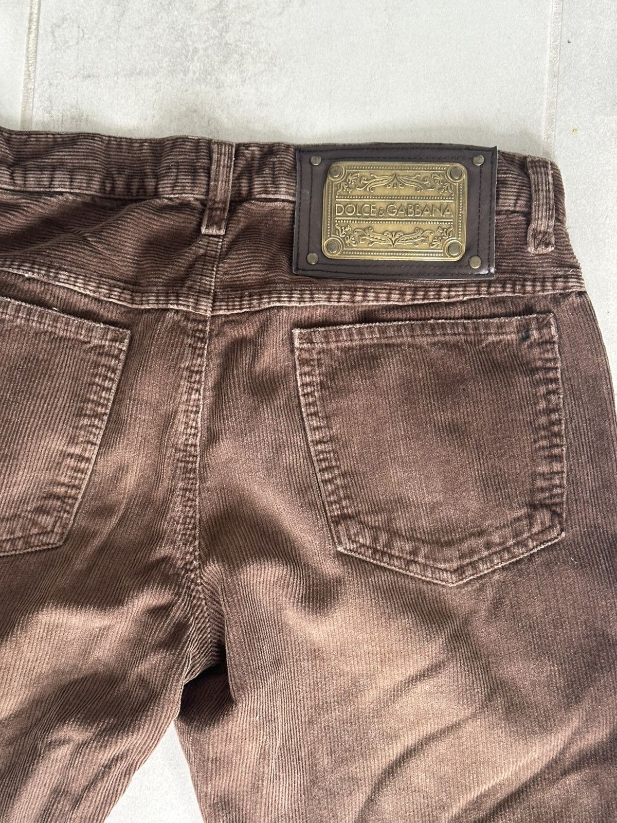 Dolce & Gabbana Dolce & Gabbana Vintage Corduroy Pants Size 32" / US 10 / IT 46 - 2 Thumbnail