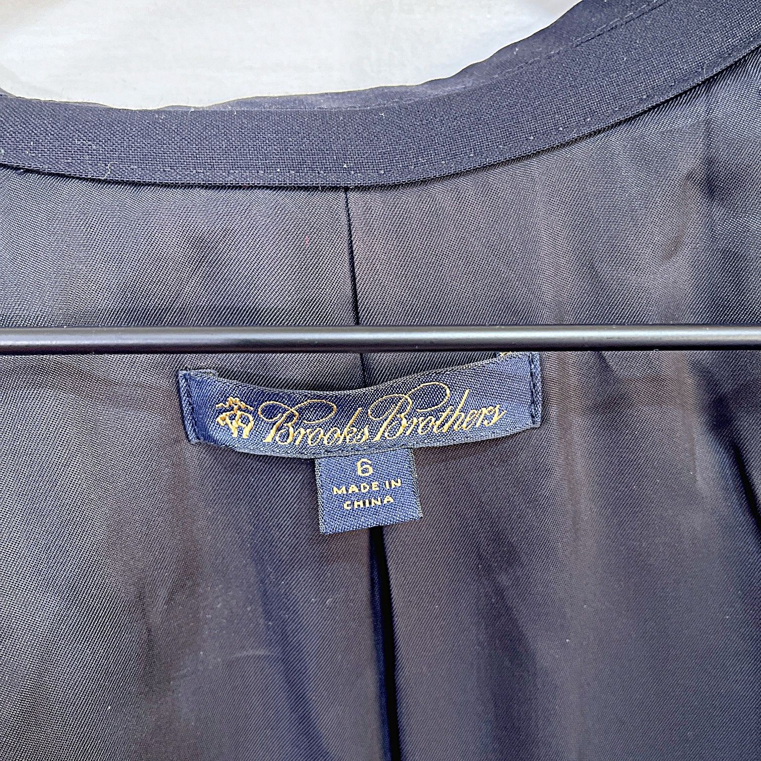 Brooks Brothers Brooks Brothers Loro Piana Gold Button Blazer Navy Womens 6 Size M / US 6-8 / IT 42-44 - 8 Thumbnail