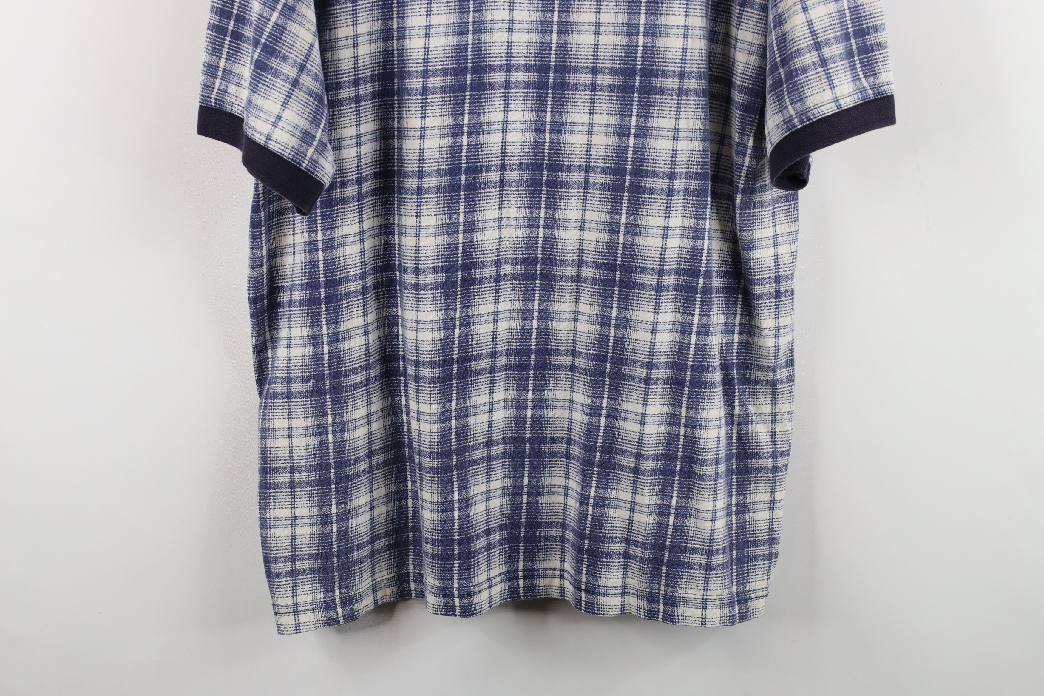 Vintage Vintage 90s Streetwear Fit Collared Golf Polo Shirt Plaid Size US XL / EU 56 / 4 - 3 Thumbnail