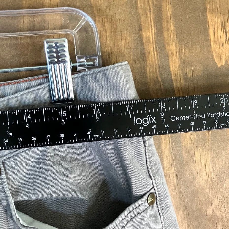 Eddie Bauer Eddie Bauer Womens Jeans Gray Slightly Curvy Skinny Mid Rise Stretch 12 Jeans Size 24" / US 00 / IT 34 - 7 Thumbnail