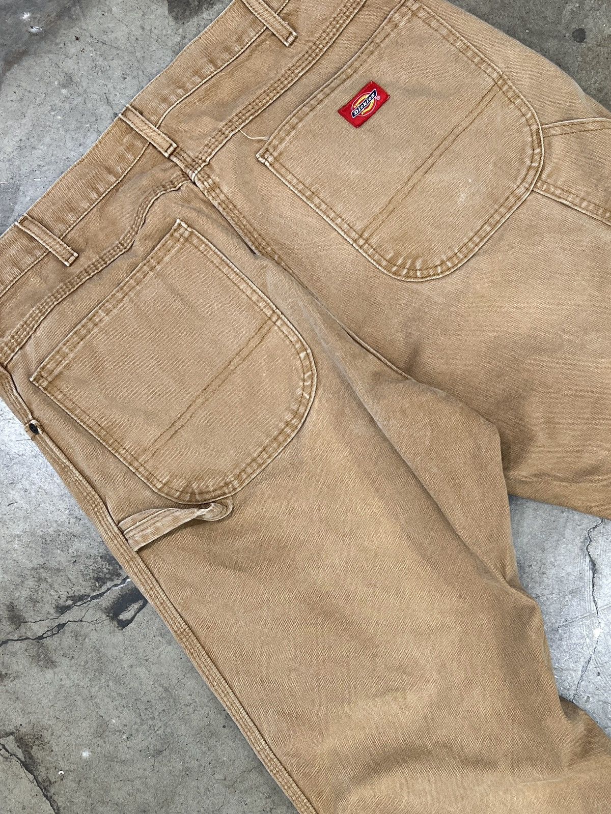 Dickies Vintage Dickies Carpenter Work Pants Khaki 34x30 Size US 34 / EU 50 - 1 Thumbnail