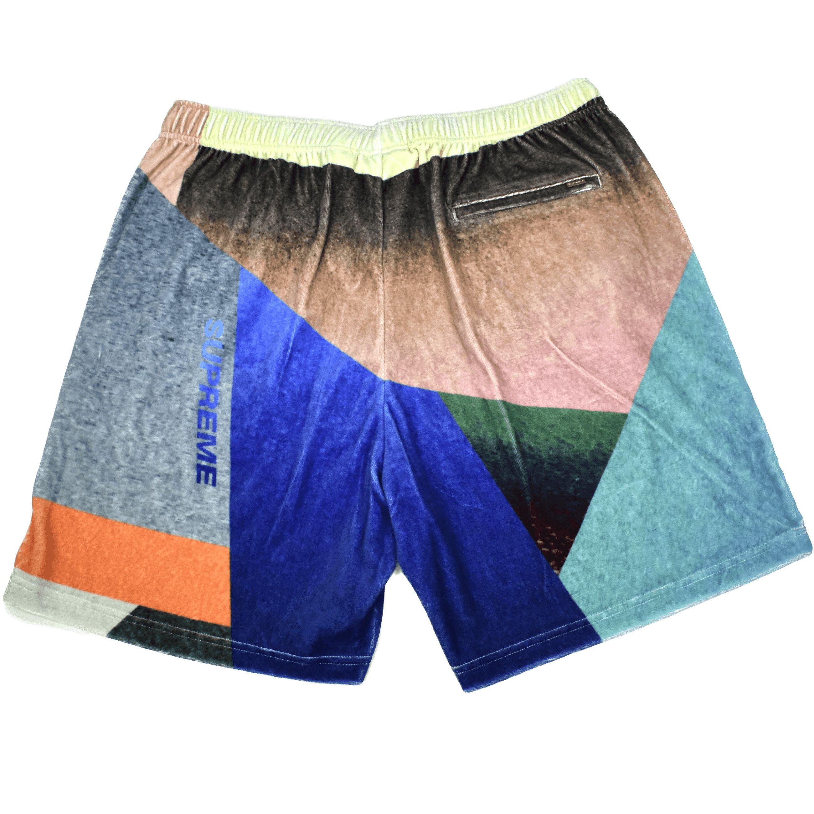 Supreme Supreme Gradient Grid Knit Short Multi Brown Crochet | Grailed