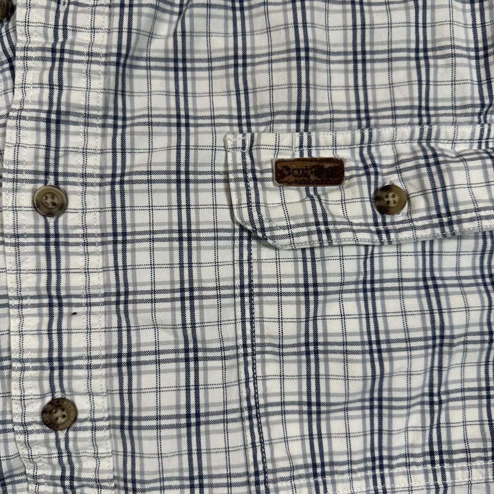 Carhartt Carhartt Men's Casual Shirt Large White Plaid Size US L / EU 52-54 / 3 - 3 Thumbnail