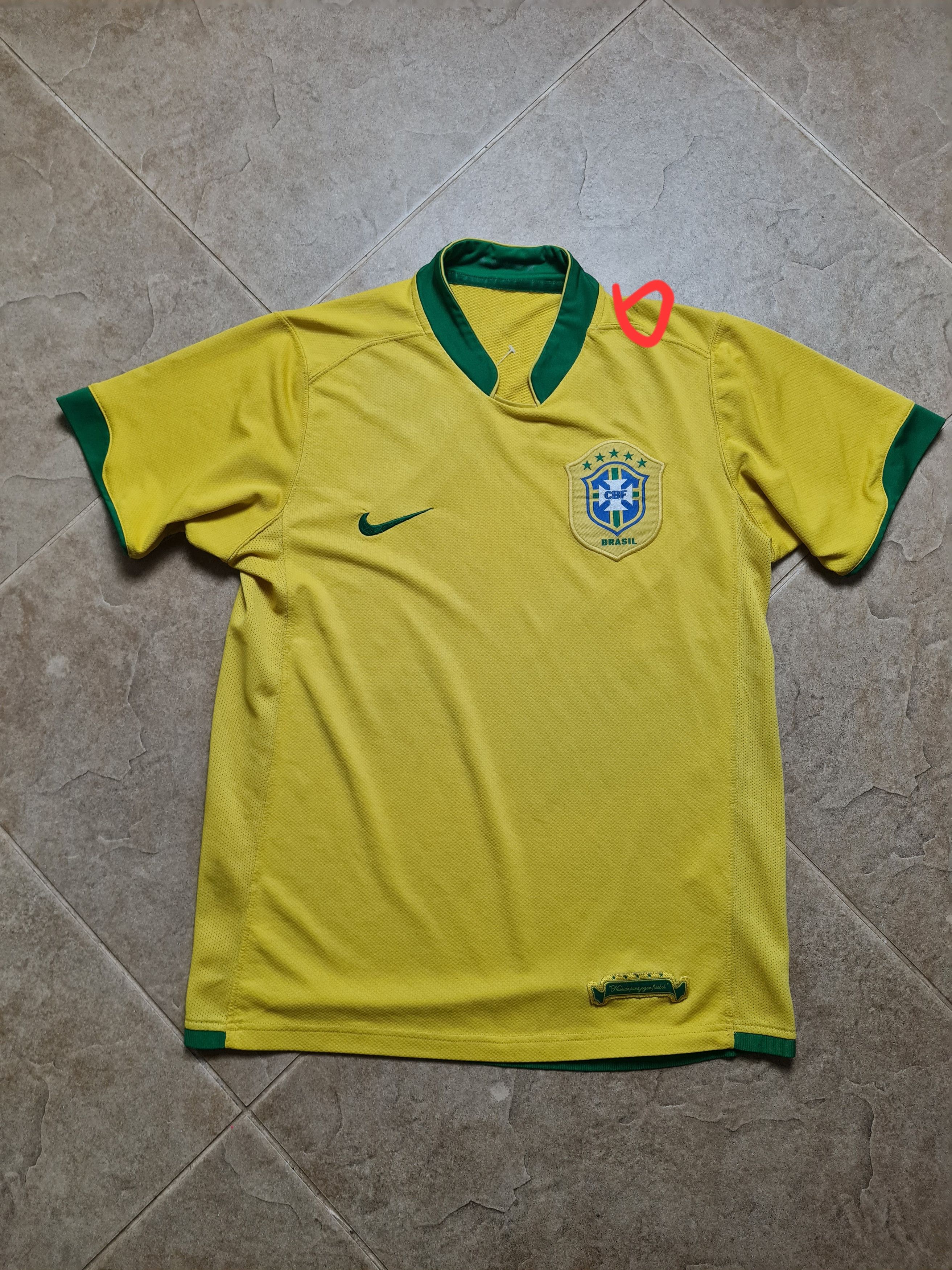 Nike Rare Soccer shirt Nike Brazil 2006-2008 Football Jersey Size US S / EU 44-46 / 1 - 6 Thumbnail