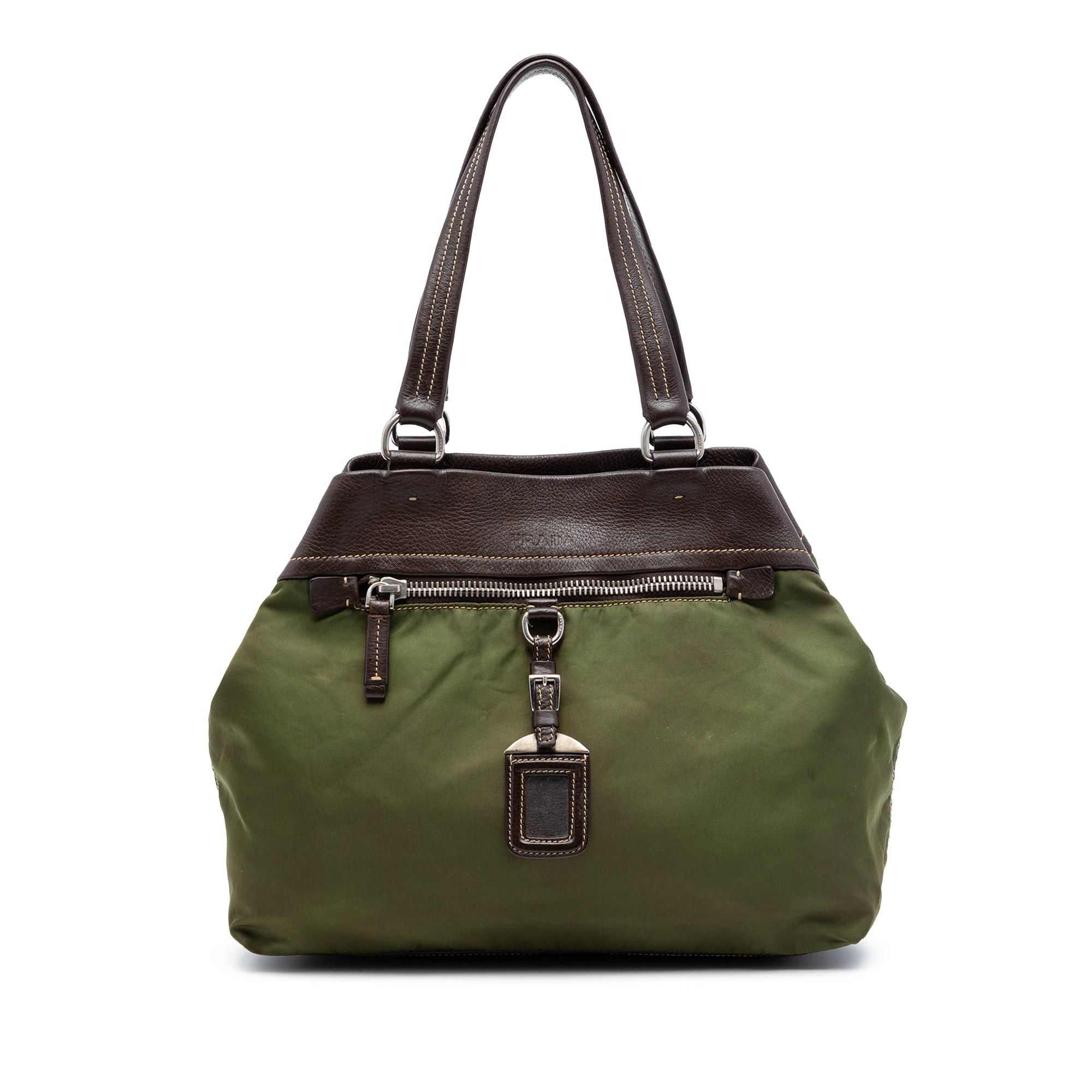Prada Tessuto and Leather Tote Size ONE SIZE - 1 Thumbnail