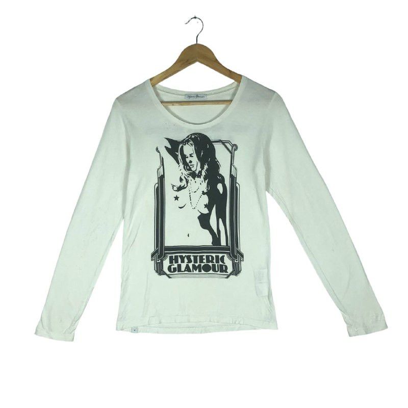 Vintage Hysteric Glamour Men T-shirt Long Sleeve