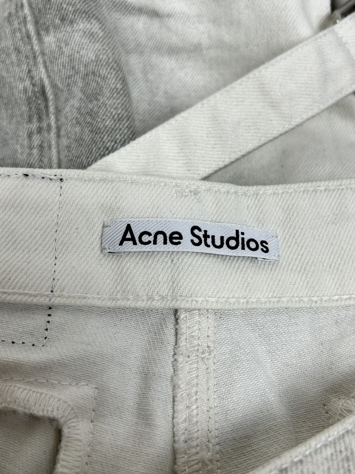 Acne Studios NWT Acne Studios Cargo Jeans White Wide 36 FN-WN-TROU001179 Size 25" / US 0 / IT 36 - 13 Thumbnail