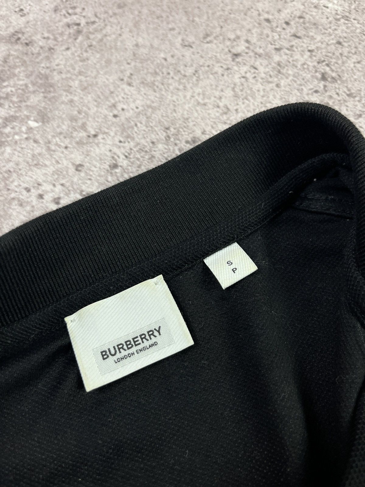Burberry Black Polo Shirt TB Logo Archive Stripe Size S Size US S / EU 44-46 / 1 - 4 Thumbnail