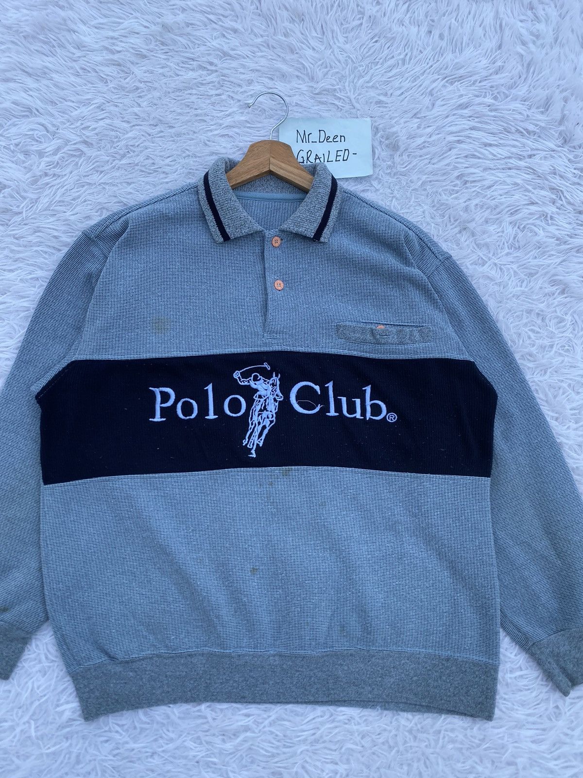 Beverly Hills Polo Club Vintage 90s Polo Club Big Logo Spellout Big Pony Sweater Size US M / EU 48-50 / 2 - 4 Thumbnail