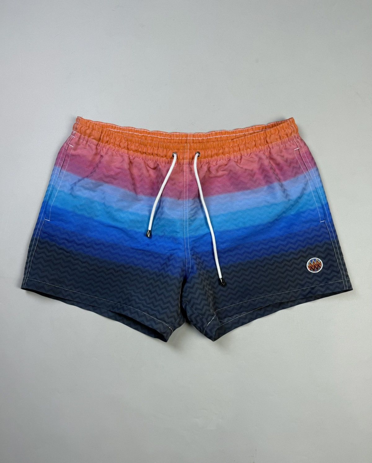 Missoni Missoni Mare Men’s Zig Zag Patterned Swimming Beach Shorts Size US 36 / EU 52 - 1 Thumbnail