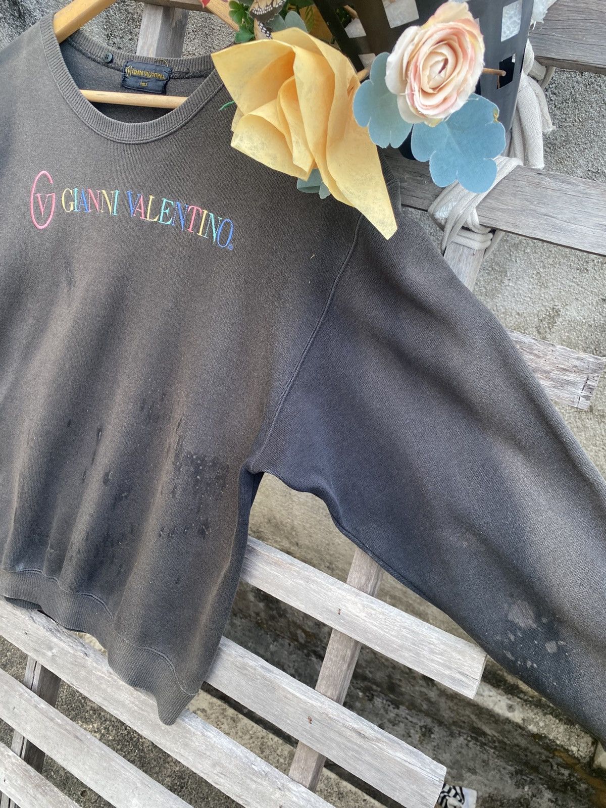 Gianni Valentino 🔥 Sunfaded 🔥 Gianni Valentino Sweatshirt Size US M / EU 48-50 / 2 - 5 Thumbnail