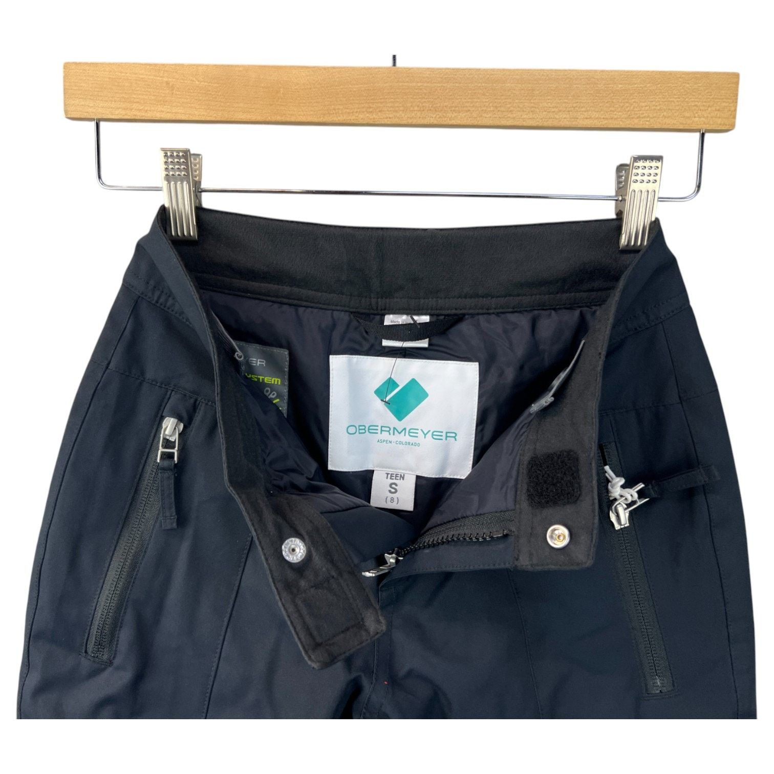 Obermeyer Obermeyer Girls Teen Brooke Ski Snow Pants Small (8) Navy Size 24" / US 00 / IT 34 - 8 Thumbnail