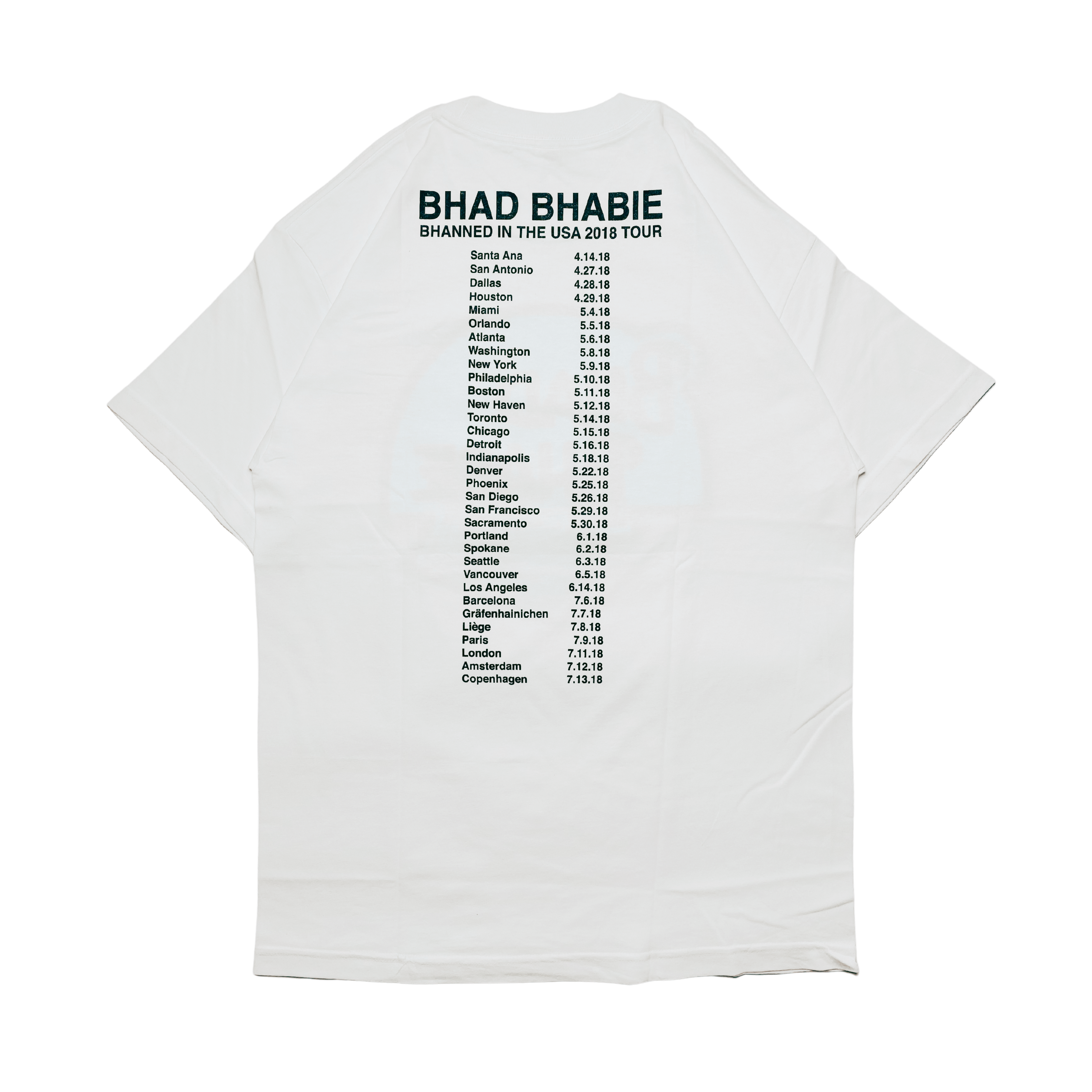 Band Tees Bhad Bhabie - White Shirt Size US L / EU 52-54 / 3 - 4 Thumbnail