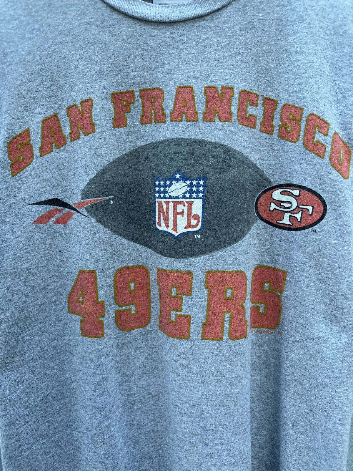 NFL Vintage Reebok San Francisco Nfl Tshirt A48 Size US M / EU 48-50 / 2 - 2 Thumbnail