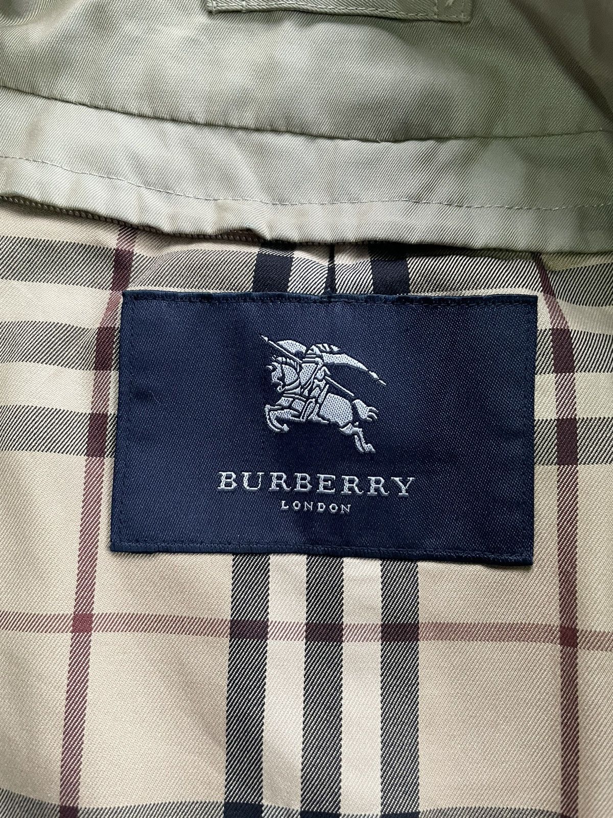 Burberry × Designer × Vintage Vintage Burberry London Trench Jacket Size XL / US 12-14 / IT 48-50 - 8 Thumbnail