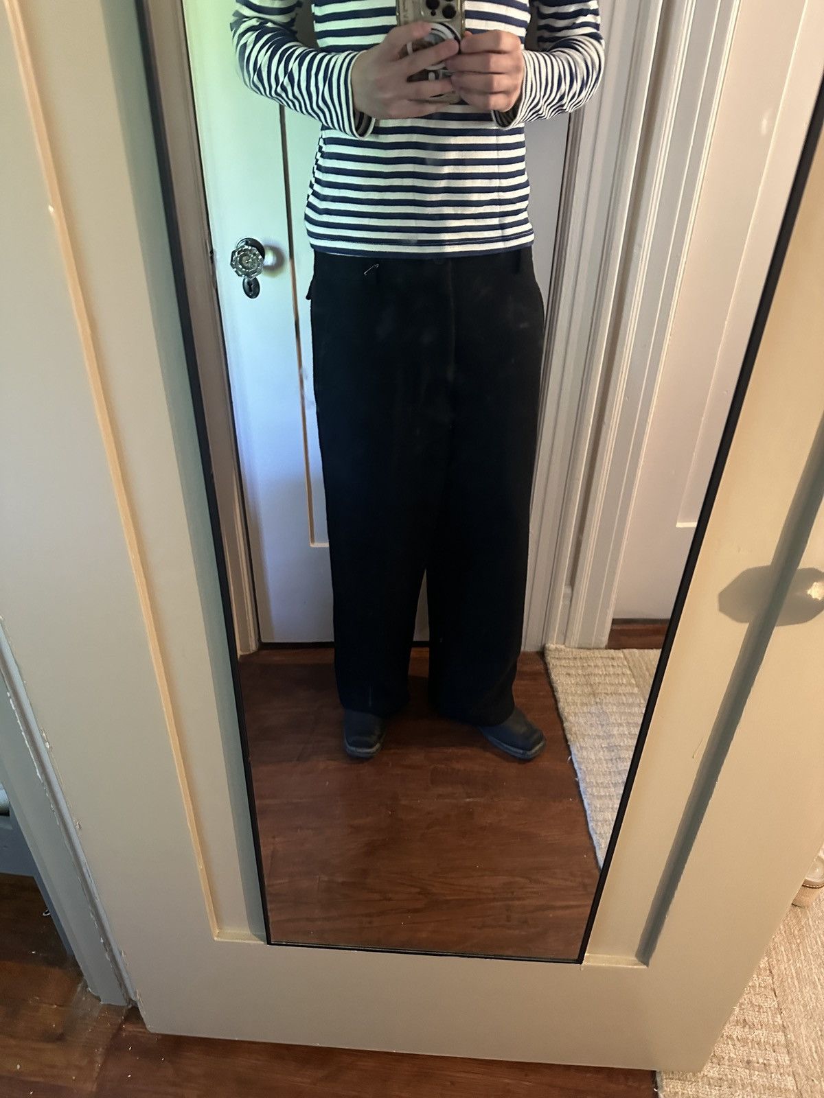Comme des Garcons Black Wool Trousers Comme Des Garcons Black Size US 32 / EU 48 - 8 Thumbnail