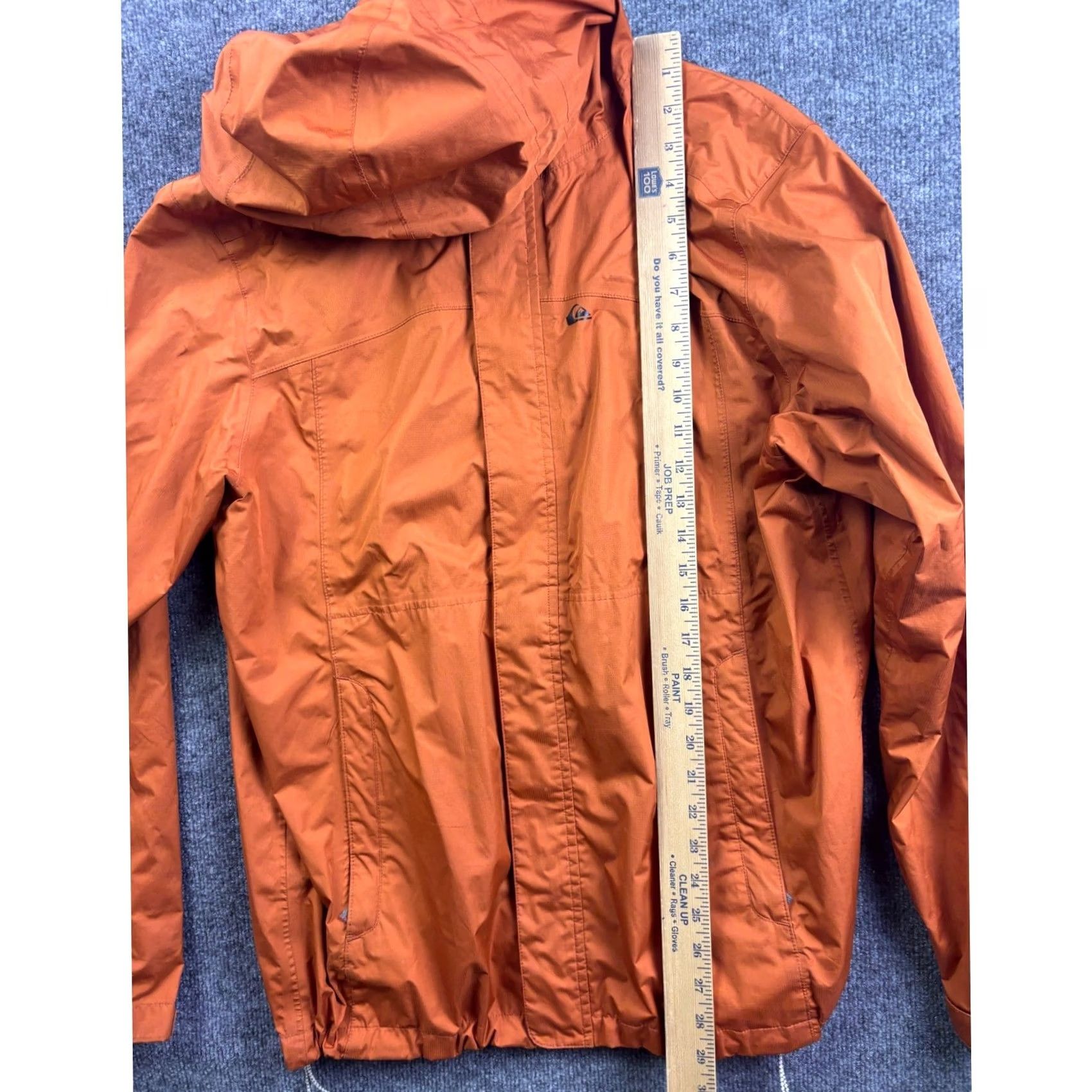 Quiksilver Quiksilver Mountain Division Jacket Mens L Orange Windbreaker Hooded Zip Polyester Ripstop Size US L / EU 52-54 / 3 - 4 Thumbnail