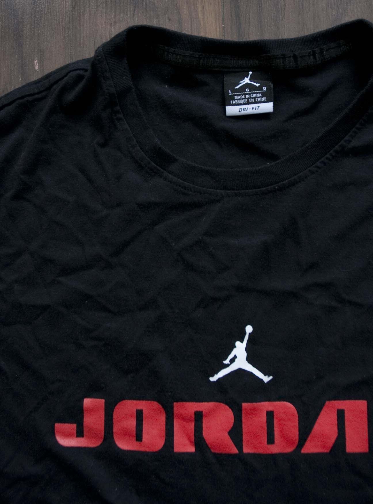 Jordan Brand Air Jordan T Shirt Size L Logo Black Size US L / EU 52-54 / 3 - 2 Thumbnail