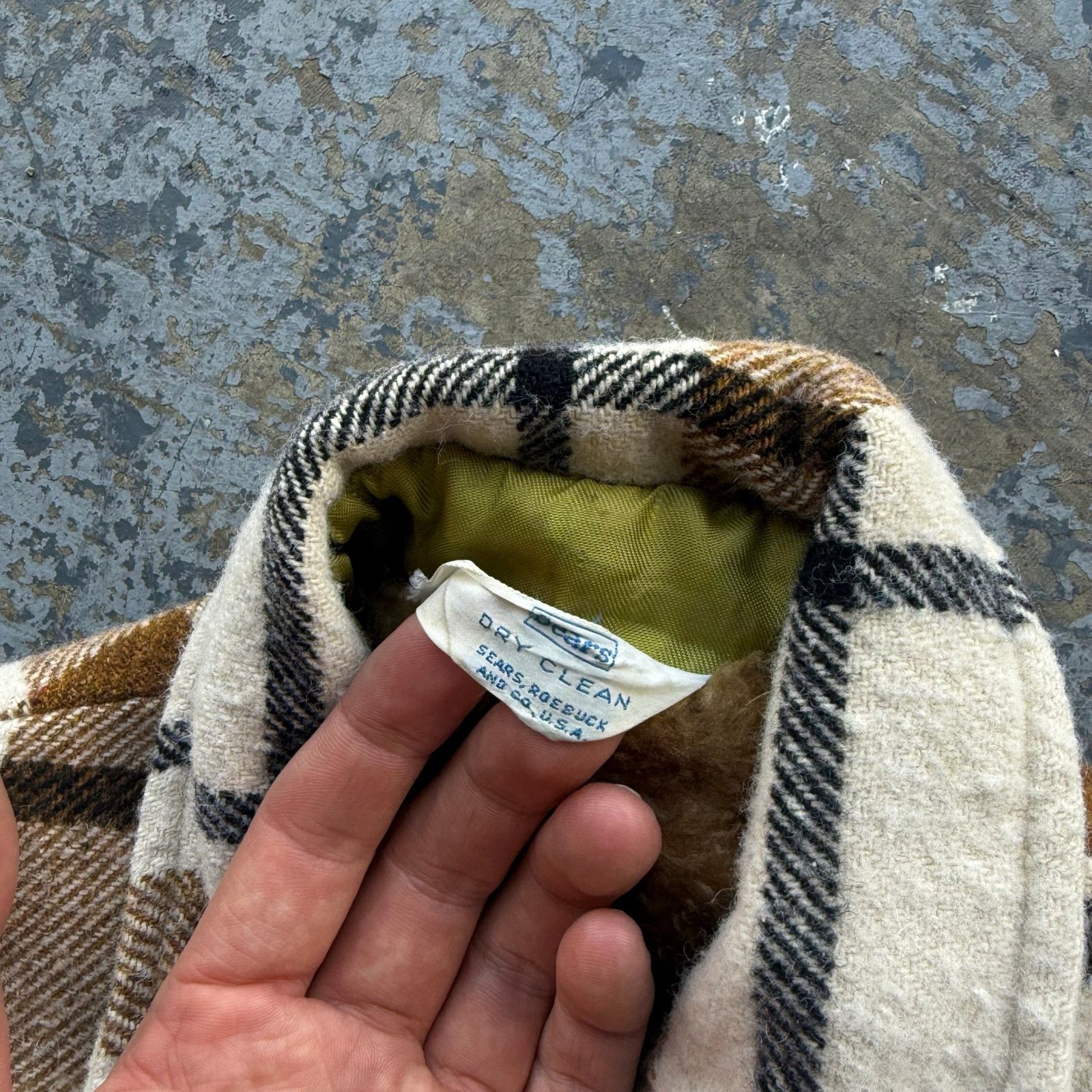 Vintage Vintage 60s 70s Sears Sherpa Lined Flannel Size US S / EU 44-46 / 1 - 2 Thumbnail