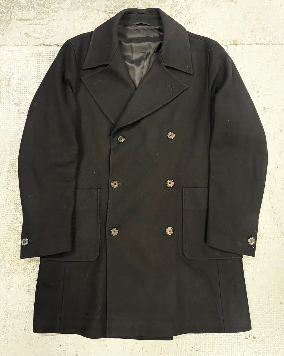 Miu Miu FW2011 Miu Miu Black Wool Double-Breasted Coat Size US M / EU 48-50 / 2 - 1 Thumbnail
