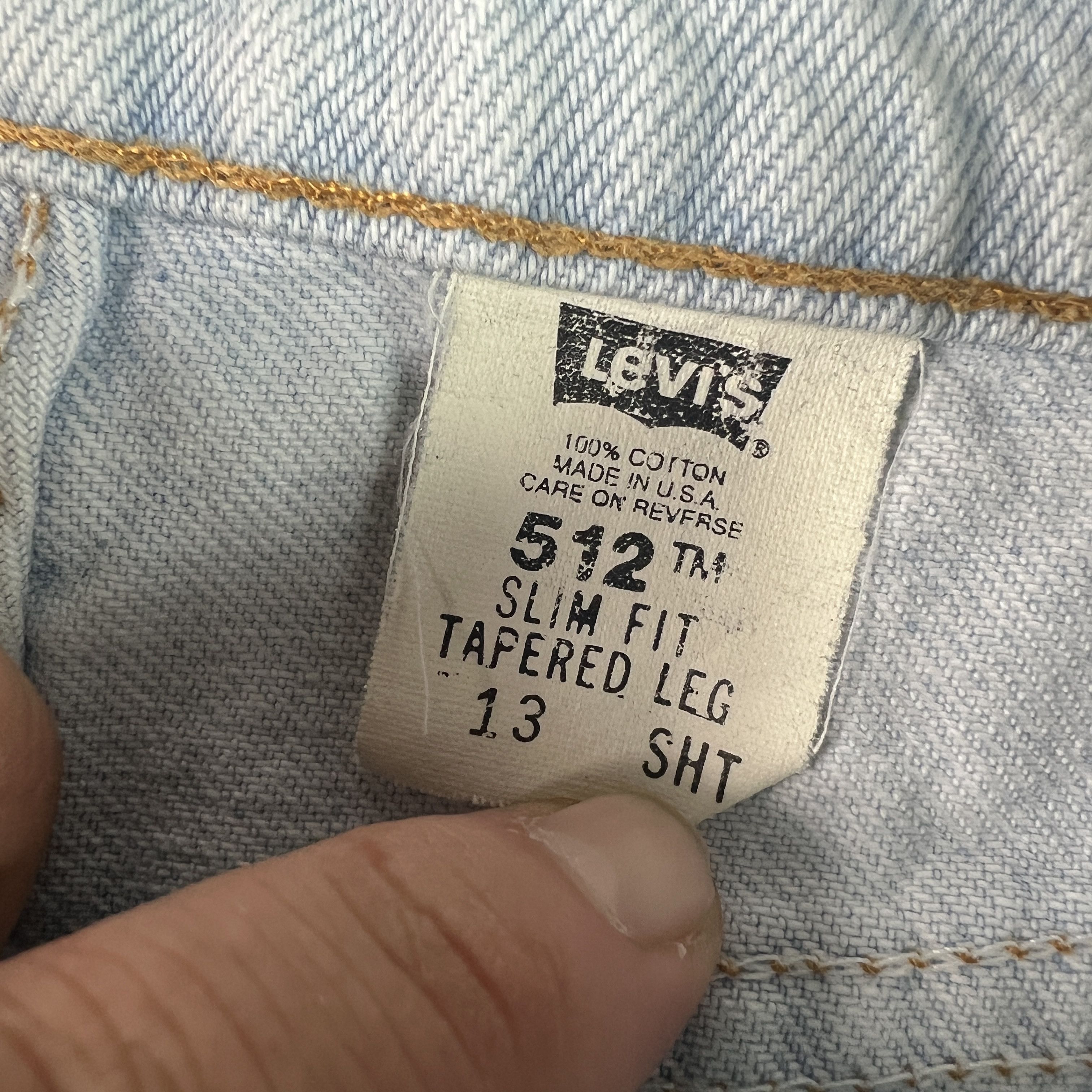 Levi's VTG 90s Levi's Jean 512 Slim Tapered Light Blue Faded Denim Size 30" / US 8 / IT 44 - 11 Thumbnail