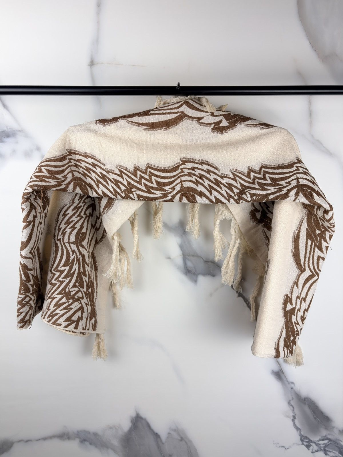 Undercover SS02 Undercover Illusion Of Haze Tassel Afghan Shemagh Scarf Size ONE SIZE - 4 Thumbnail