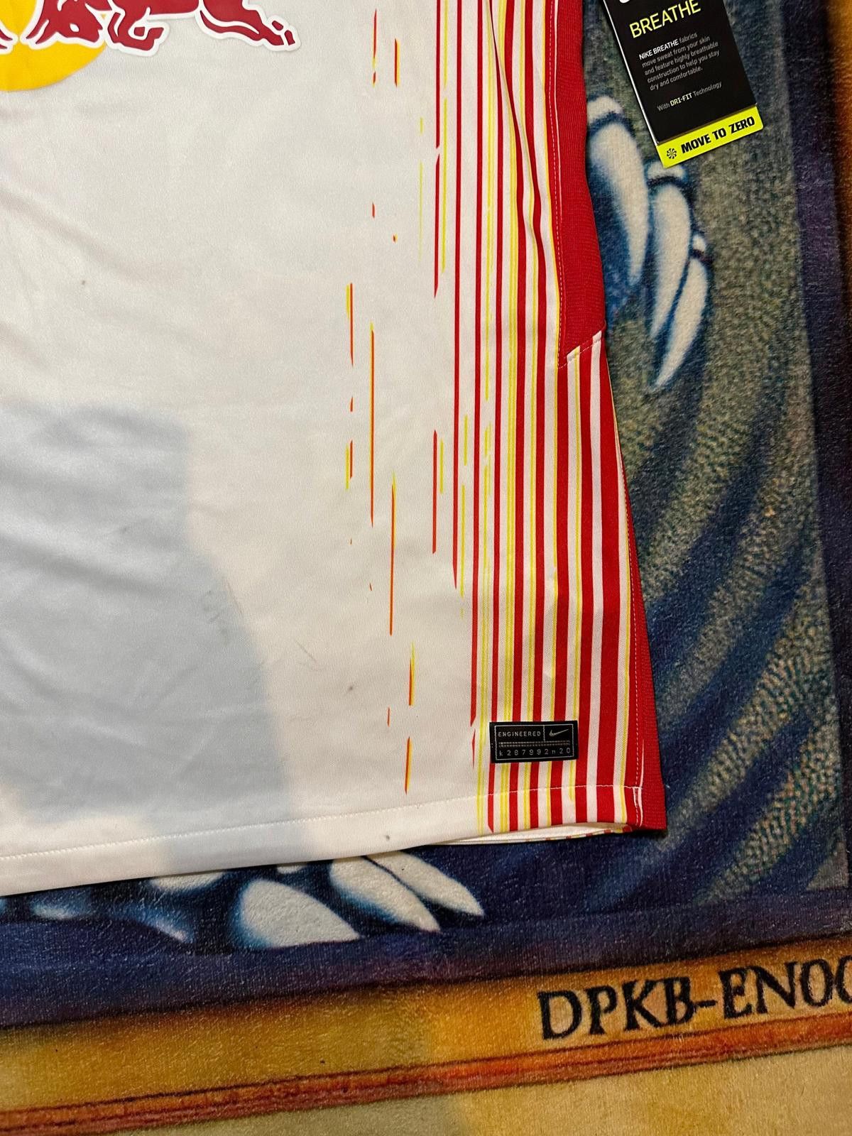 Nike Autographed RB Leipzig 2023 Soccer Jersey #14 Adams Size ONE SIZE - 9 Thumbnail