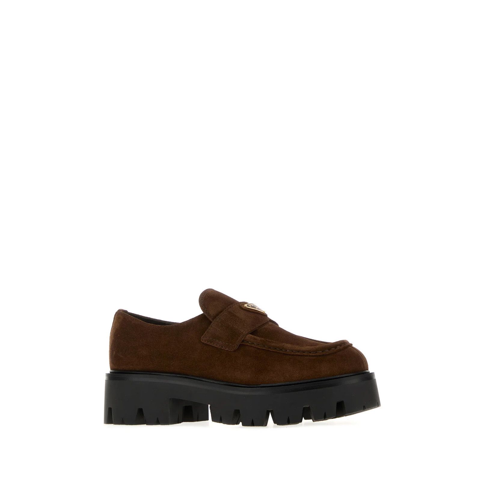 Prada PRADA Double Chocolate Brown Suede Loafers New & Authentic ( Size US 9 / IT 39 - 4 Thumbnail