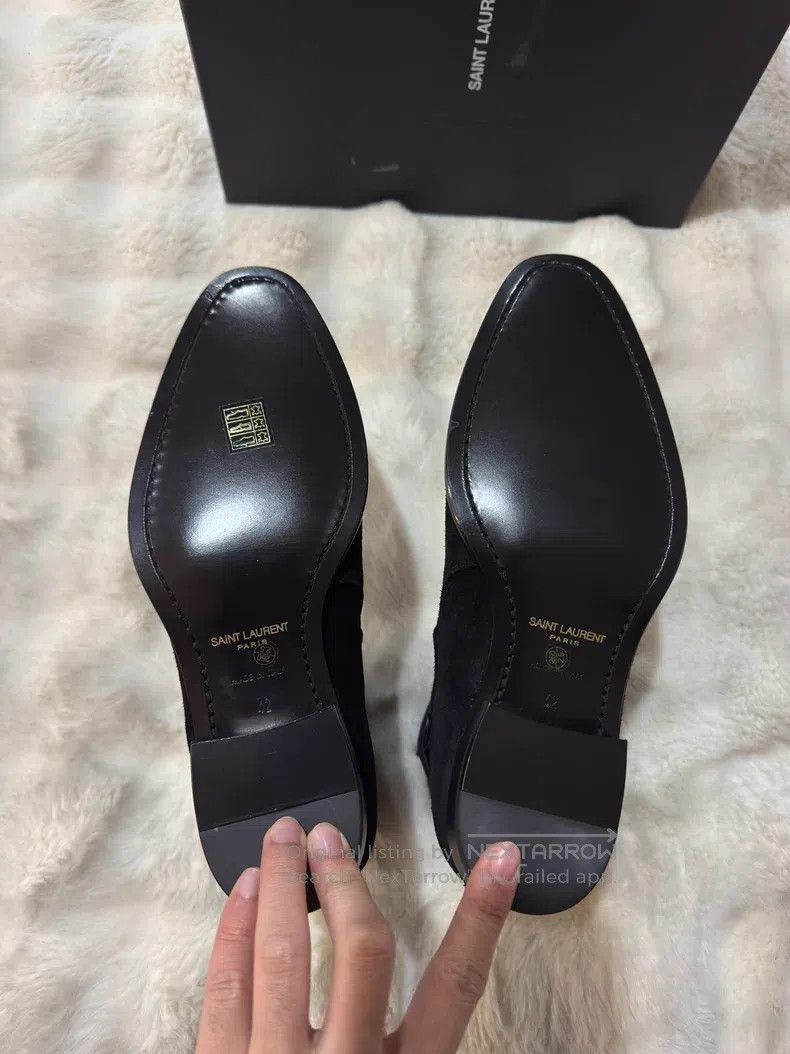 Saint Laurent Paris Saint Laurent Paris Suede Buckle Boots Size US 9 / EU 42 - 5 Thumbnail