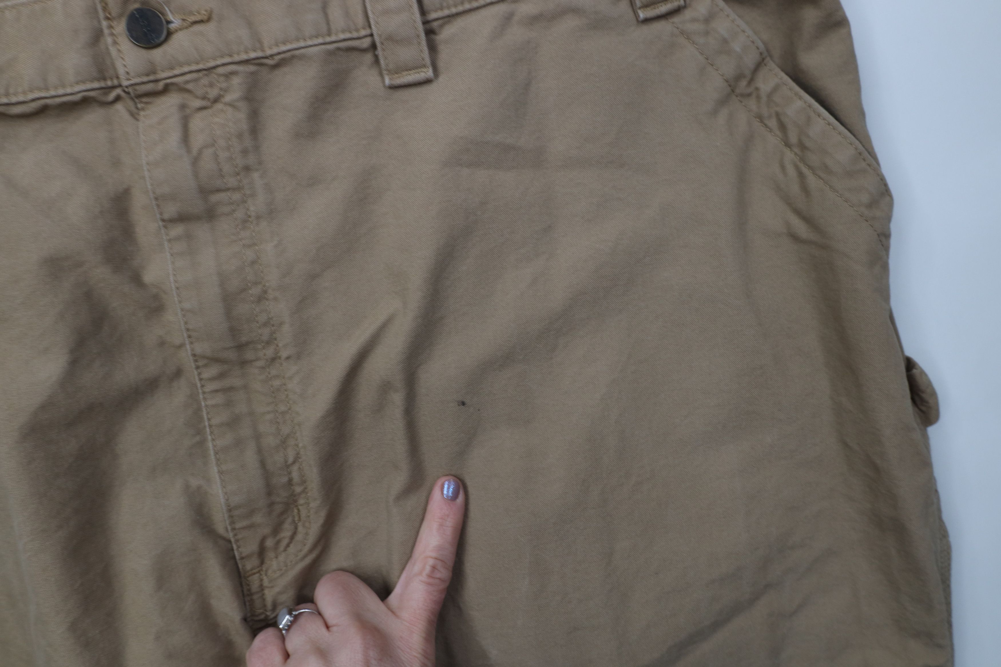 Carhartt Vintage Y2K Carhartt Original Dungaree Wide Leg Pants Brown Size US 44 / EU 60 - 6 Thumbnail