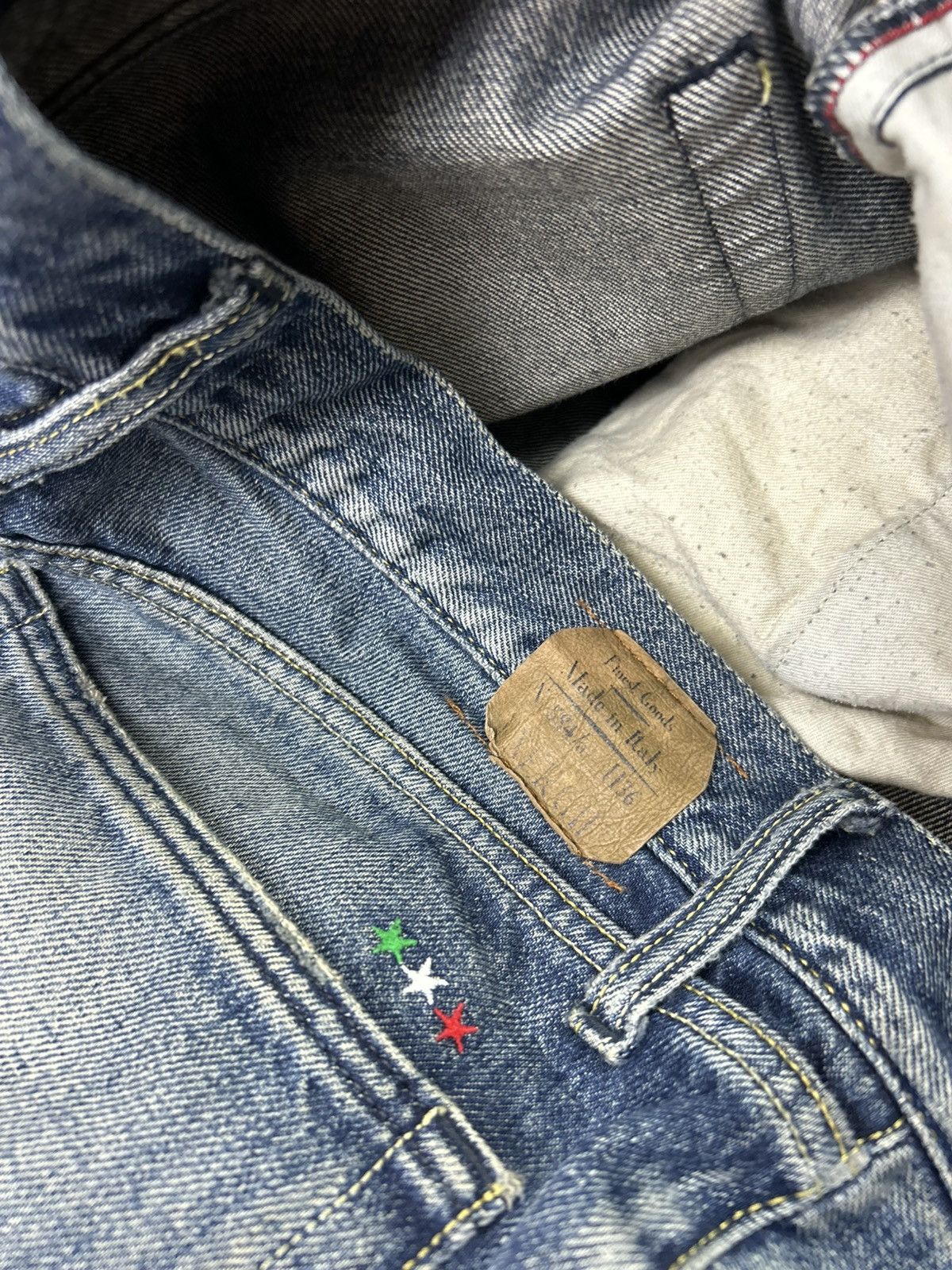 Energie × Pharrell × Sixty ENRARE >* Energie x Pharrel William Stone Wash Denim Jeans Size US 33 - 13 Thumbnail