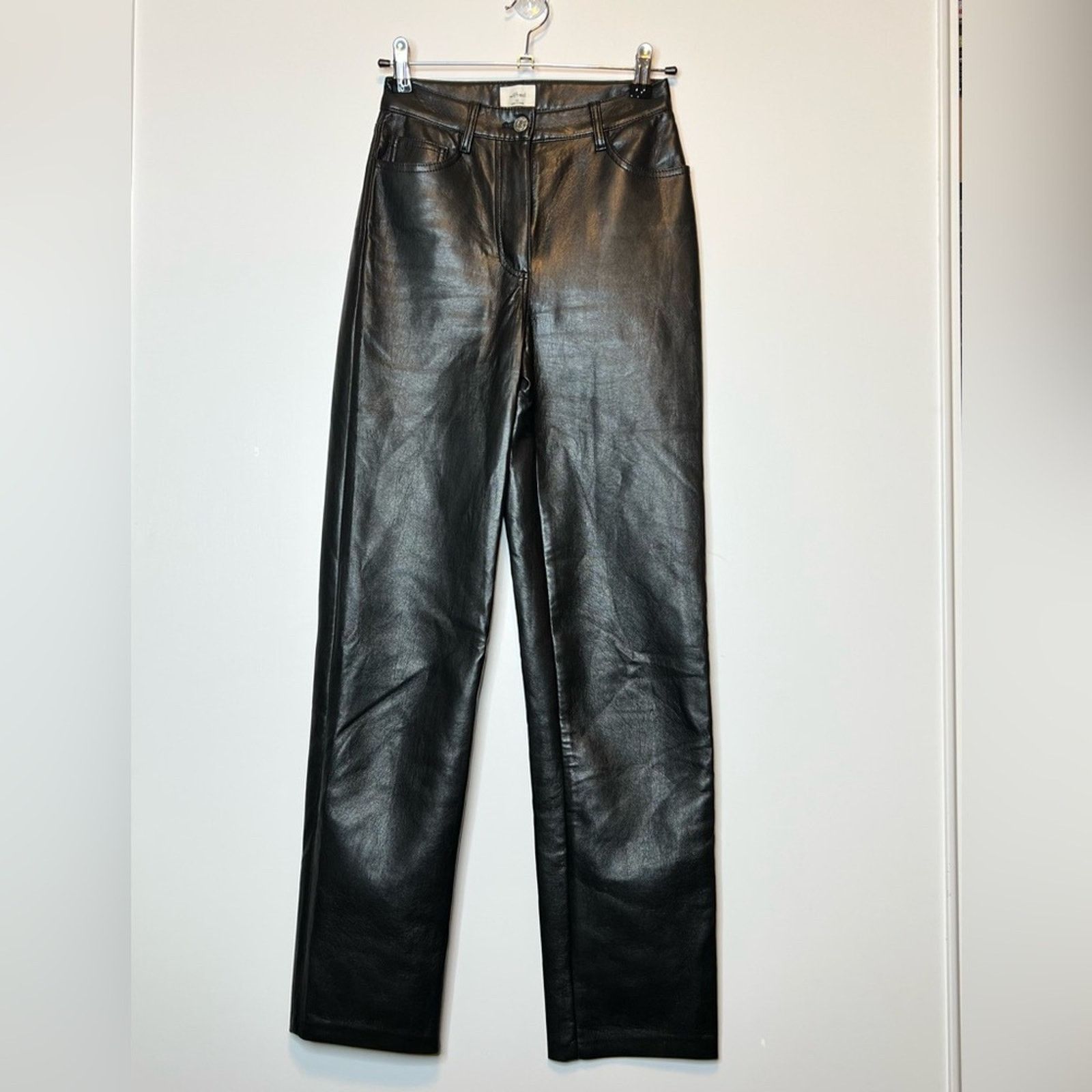 Aritzia Aritzia Wilfred The Melina™ Pant Faux Leather Size 24" / US 00 / IT 34 - 4 Thumbnail