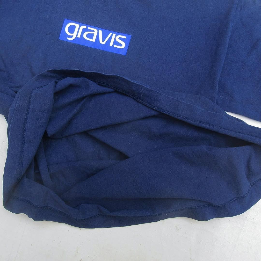 Gravis × Vintage Gravis Logo box Oversized Tee Tshirt Navy Blue Colour Way Size US L / EU 52-54 / 3 - 2 Thumbnail