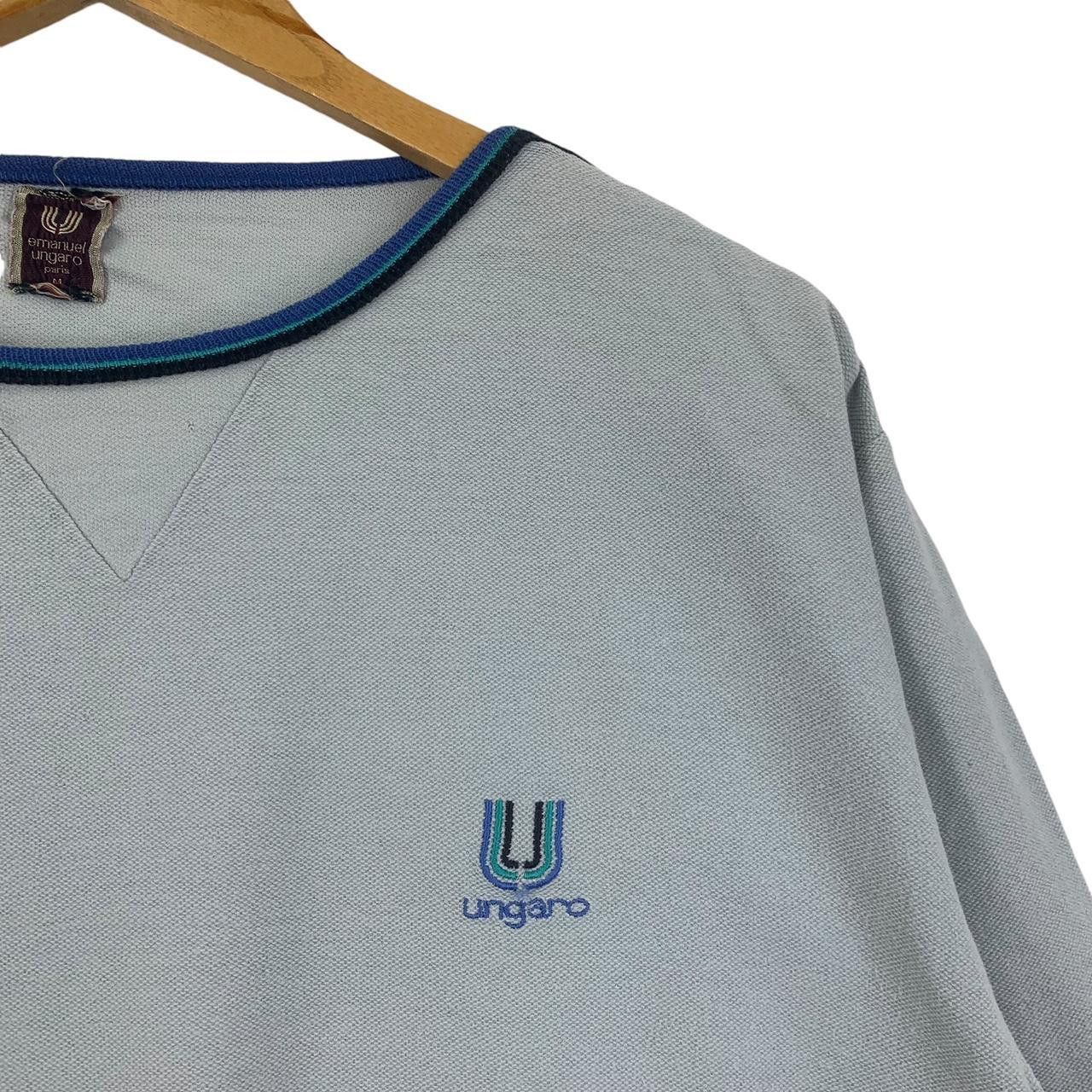 Vintage Vintage EMANUEL UNGARO PARIS Ringer Tee Shirt Top Size US M / EU 48-50 / 2 - 5 Thumbnail