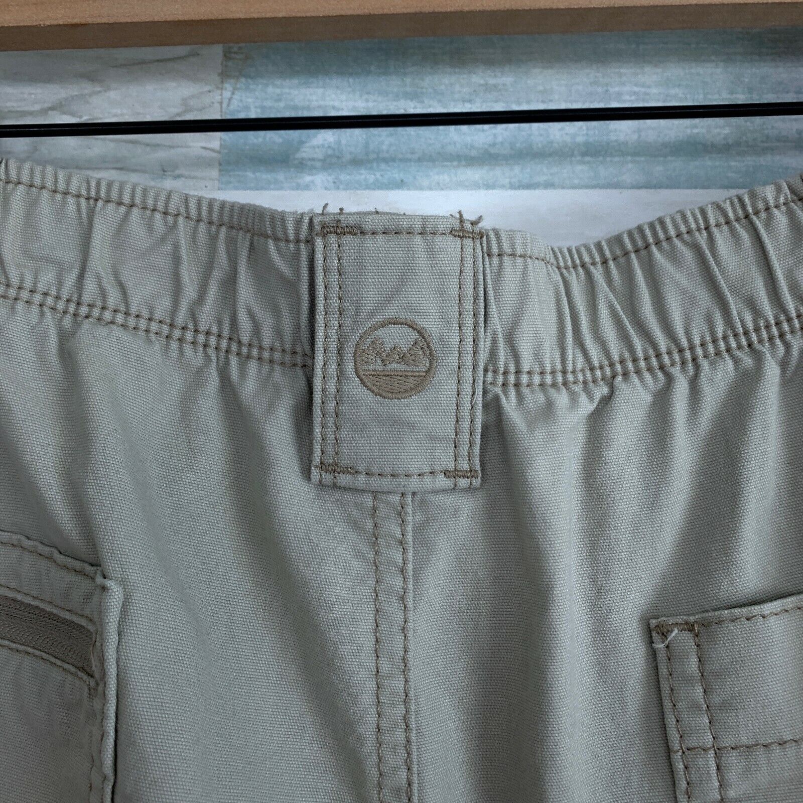Marmot Marmot Elastic Waist Cargo 8" Shorts Beige Flat Hike Mens 38 Size US 38 / EU 54 - 6 Thumbnail