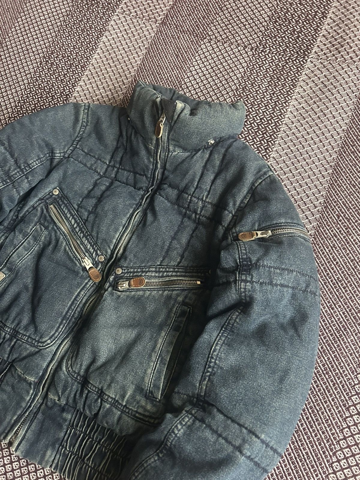Ecko Unltd. Vintage Ecko Red Miss Sixty Style Cropped Down Jacket Size S Size S / US 4 / IT 40 - 5 Thumbnail