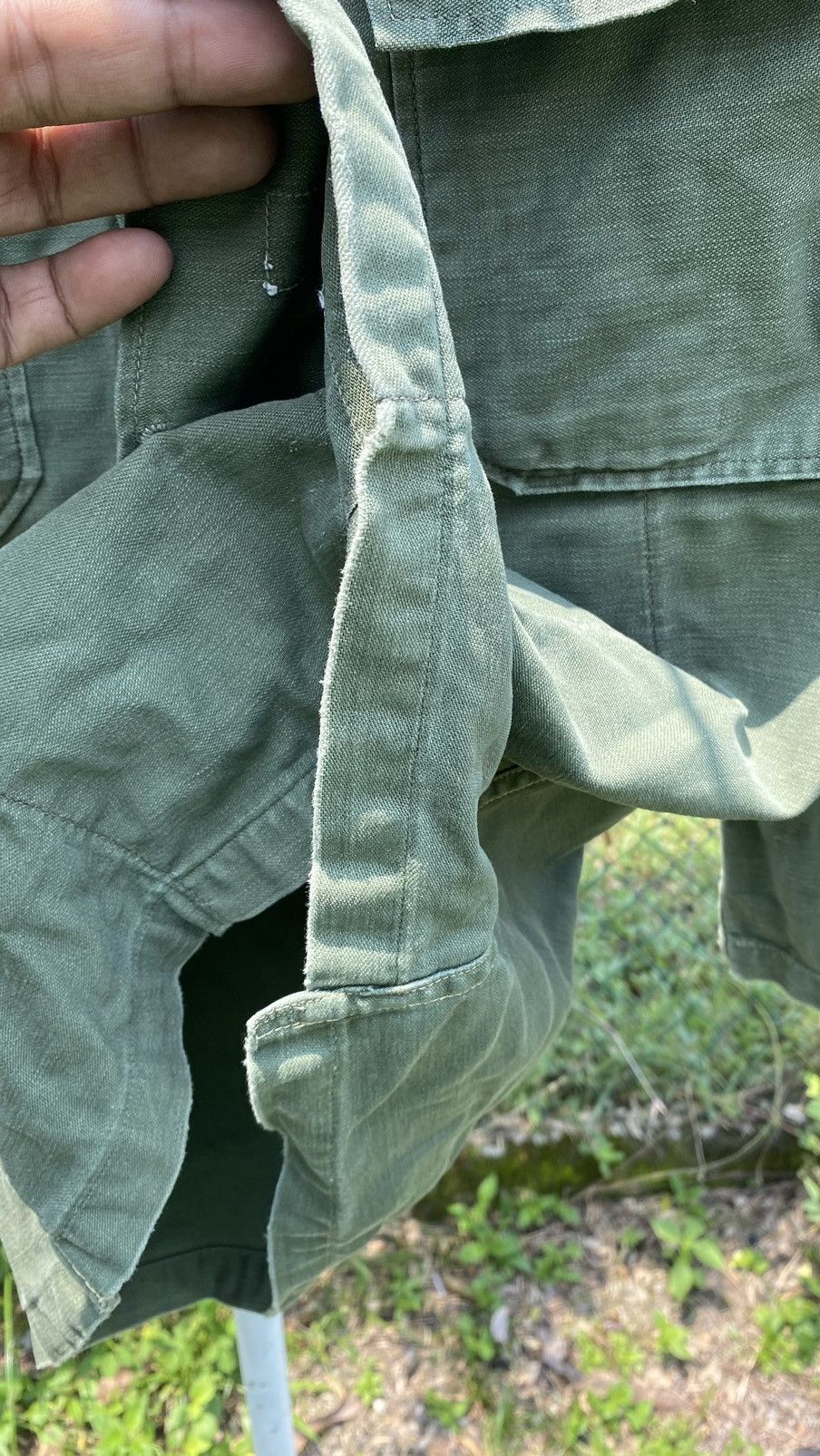 Vintage Vintage Army Cotton Shirt Size ONE SIZE - 7 Thumbnail