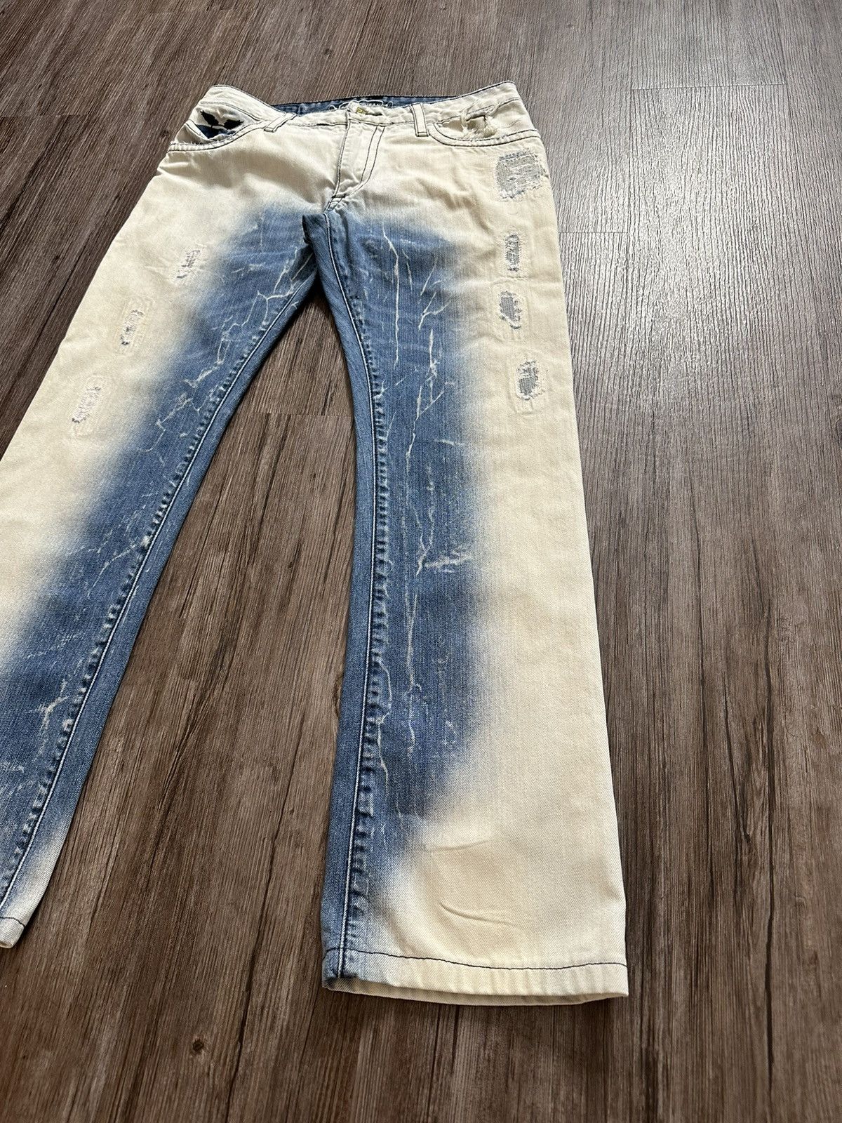 Robins Jeans 🔥Robin’s Jeans🔥 Bleached and Dyed Denim Jeans Size US 31 - 5 Thumbnail