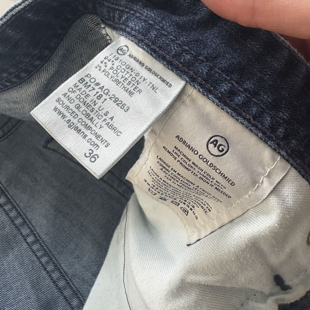 AG Adriano Goldschmied Adriano Goldschmied The Matchbox Jeans Size US 36 / EU 52 - 5 Thumbnail