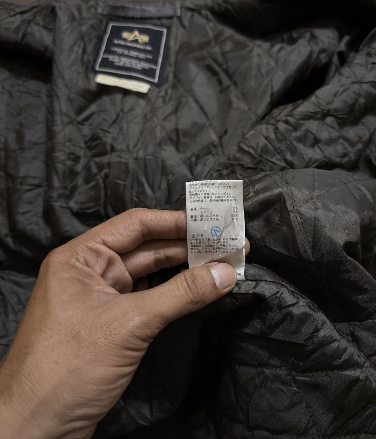 Alpha Industries Vintage Wool Jacket ALPHA INDUSTRIES INC Size US L / EU 52-54 / 3 - 7 Thumbnail