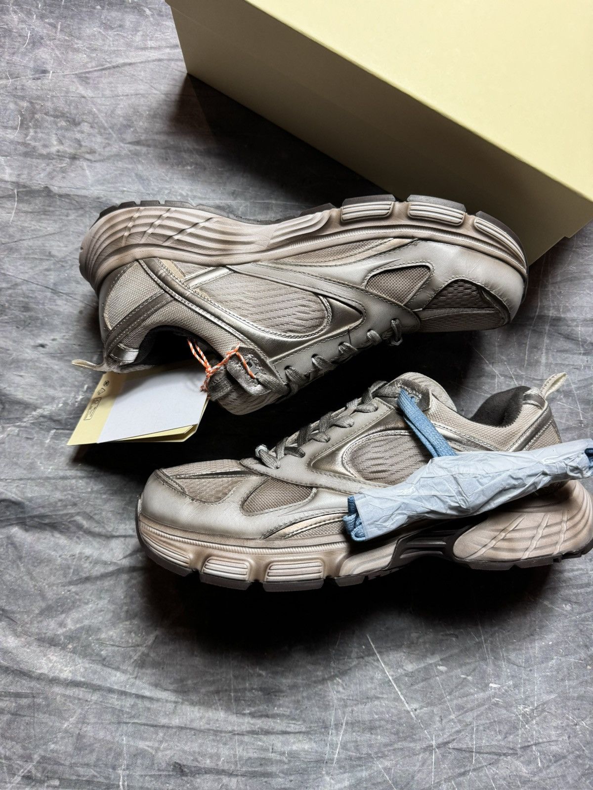 Heron Preston H2 by Heron Preston Chunky Sneakers in Brown Size US 12 / EU 45 - 2 Thumbnail